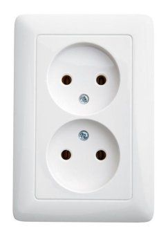 розетка 2-м сп хит 16а ip21 250в без заземл. без защ. шторок бел. se rs16-235-b от магазина Штепсель и батарейка. - фото_3
