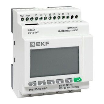 реле программируемое pro-relay prl100-12-r-dc ekf prl100-12-r-dc от магазина Штепсель и батарейка.