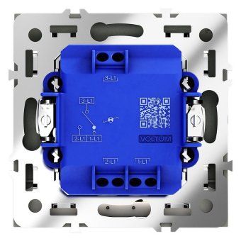 переключатель проходной 1-кл. сп s70 10а с подсветкой механизм графит voltum vls010407 от магазина Штепсель и батарейка. - фото_4