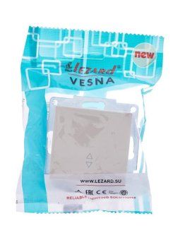 переключатель проходной 1-кл. сп vesna механизм крем. lezard 742-0388-105 от магазина Штепсель и батарейка. - фото_9