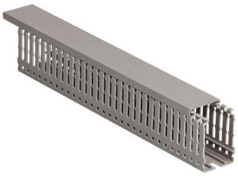 кабель-канал перфорированный 40х60 l2000 импакт серия м (7х11) iek ckm50-040-060-1-k03 от магазина Штепсель и батарейка.