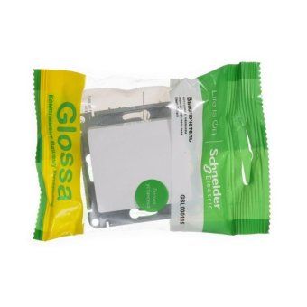 кнопка нажимная 1-кл. сп glossa 10а ip20 (сх. 1) 10ax механизм бел. se gsl000115 от магазина Штепсель и батарейка.
