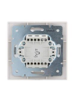 выключатель 1-кл. сп mira 10а ip20 с подсветкой с сер. вставкой бел. lezard 701-0215-111 от магазина Штепсель и батарейка. - фото_4
