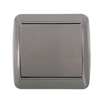 выключатель 1-кл. оп клио 10а ip44 сер. universal к2221-gr от магазина Штепсель и батарейка.