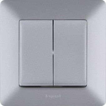 выключатель 2-кл. сп valena life 10а ip20 250в с лицев. панелью безвинтов. зажимы механизм алюм. leg 752605 от магазина Штепсель и батарейка. - фото_4