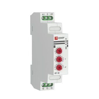 реле времени rt-10 12-240в 10 устанавл. функц. proxima ekf rt-10-12-240 от магазина Штепсель и батарейка. - фото_2