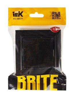 выключатель 2-кл. сп brite вср10-2-0-брч 10а в сборе черн. iek br-v20-0-10-k02-f от магазина Штепсель и батарейка. - фото_6