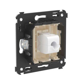 розетка компьютерная 1-м сп avanti "ванильная дымка" rj45 кат.5e без шторок механизм dkc 4405663 от магазина Штепсель и батарейка. - фото_2
