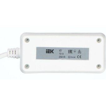 удлинитель 2х1.5м без заземл. 10а ip20 у2 2p 250в 2х0.75 iek wyp10-06-02-01-n от магазина Штепсель и батарейка. - фото_3