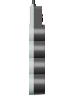 удлинитель 3х5м с заземл. 10а ip20 usb 2800вт 220в пвс 3х1 с выкл. черн. космос yksm5m3g-z-vu10а-b от магазина Штепсель и батарейка. - фото_6