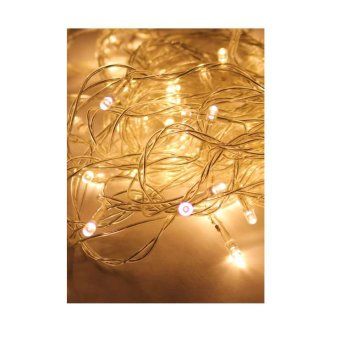 гирлянда светодиодная 100led бел. прозр. провод 10.8м 8 режимов мигания ip20 тепл. бел. космос koc_gir100led_w от магазина Штепсель и батарейка.