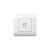 розетка компьютерная 1-м new3-e rj45 бел. chint 431540 от магазина Штепсель и батарейка.