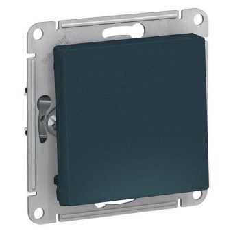 выключатель 1-кл. сп atlasdesign 10а ip20 (сх. 1) 10ax механизм изумруд se atn000811 от магазина Штепсель и батарейка.