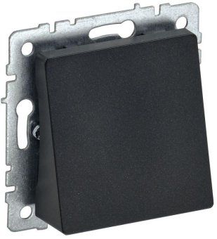 вывод кабеля brite мв10-брч механизм черн. iek br-vk10-0-k02 от магазина Штепсель и батарейка.