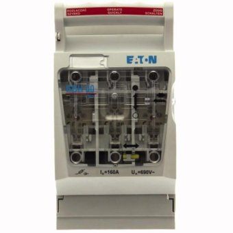выключатель-разъединитель горизонт. nh тип 00 160а на монтажную плату eaton ebh00o3tv1 от магазина Штепсель и батарейка. - фото_2