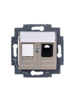 розетка компьютерная levit rj45 кат.5e с заглушкой кофе макиато abb 2chh295117a6018 от магазина Штепсель и батарейка.