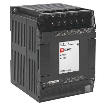 модуль аналогового ввода remf 4 pro-logic (без поверки) ekf remf-a-4ai от магазина Штепсель и батарейка.