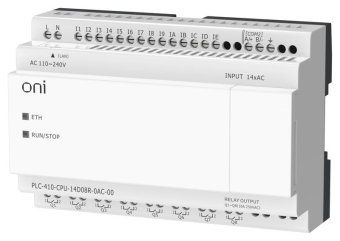 модуль цпу плк 410 14 di 8 ro 220в ac с ethernet портом без экрана oni plc-410-cpu-14d08r-0ac-00 от магазина Штепсель и батарейка. - фото_5