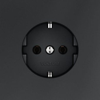 розетка 1-м сп s70 16а с заземл. механизм графит voltum vls040107 от магазина Штепсель и батарейка. - фото_3