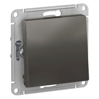 переключатель проходной 1-кл. сп atlasdesign 10а ip20 (сх. 6) 10ax механизм сталь se atn000961 от магазина Штепсель и батарейка.