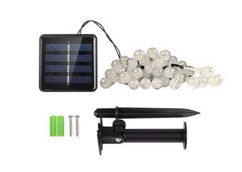 светильник светодиодный slr-g08-30b садовый; гирлянда капли син. солнечная батарея фаzа 5040946 от магазина Штепсель и батарейка. - фото_2