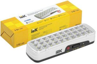 светильник дба 3926 аккумулятор 3ч 3вт iek ldba0-3926-30-k01 от магазина Штепсель и батарейка. - фото_2
