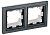 рамка 2-м ip44 brite ру-2-брч-44 черн. iek br-m22-44-k02 от магазина Штепсель и батарейка.