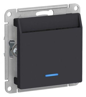 выключатель карточный сп atlasdesign 10а ip20 без задержки времени механизм карбон se atn001067 от магазина Штепсель и батарейка.