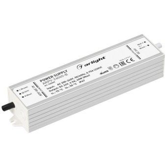 блок питания arpv-24060-b 24в 2.5а 60вт ip67 метал. 3 года arlight 020005 от магазина Штепсель и батарейка.
