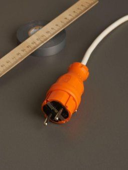 вилка прямая омега вбп3-1-0м ip44 каучук оранж. iek pkr01-016-2-k09 от магазина Штепсель и батарейка. - фото_5