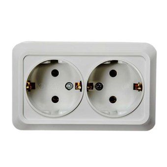 розетка 2-м bolleto с заземл. накл. 7128 бел. asd / in home 4680005959839 от магазина Штепсель и батарейка.