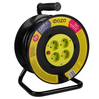 удлинитель на катушке 4х50м с с заземл. crg-04-5000 фаzа 5063822 от магазина Штепсель и батарейка. - фото_7