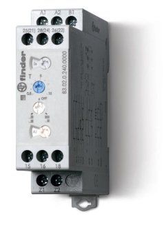 таймер мультифункциональный 240в ac/dc 2co 12а 0.05с…10дн. finder 830202400000 от магазина Штепсель и батарейка.