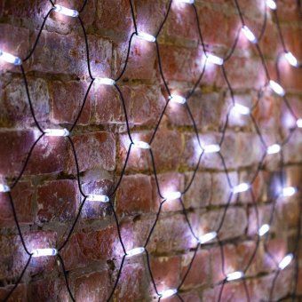 гирлянда светодиодная "сеть" 2х4м 560led бел. 50вт 220-240в ip67 провод каучук черн. neon-night 217-135 от магазина Штепсель и батарейка. - фото_2