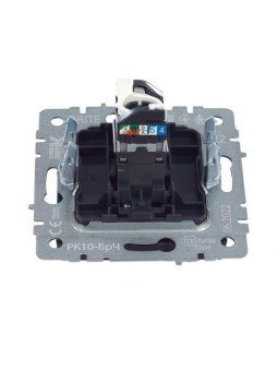 розетка компьютерная сп rj45 кат.5e brite рк10-брч механизм черн. iek br-k10-1-k02 от магазина Штепсель и батарейка. - фото_6