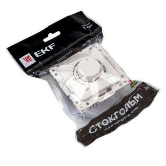 механизм светорегулятора стокгольм 600вт 220в бел. proxima ekf eyd06-101-10 от магазина Штепсель и батарейка. - фото_2