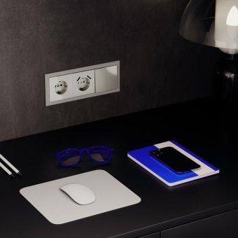 розетка 1-м сп s70 16а с usb a+a с заземл. защ. шторки механизм шелк voltum vls040404 от магазина Штепсель и батарейка. - фото_7