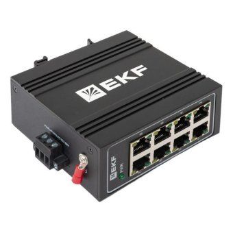 коммутатор неуправляемый промышленный u-8t 8 портов 10/100base-t(x) rj45 монтаж на din-рейку tsx ekf tsx-u-8t от магазина Штепсель и батарейка. - фото_7