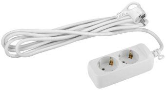 удлинитель 2х1.5м с заземл. 10а ip20 ux-2e-1.5m пвс 3х0.75 эра б0038572 от магазина Штепсель и батарейка.