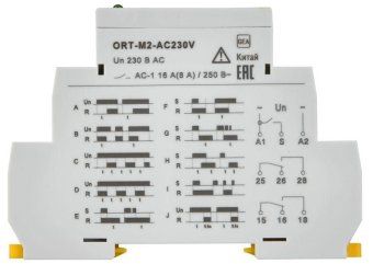 реле времени многофункц. ort 2 контакта 230в ac iek ort-m2-ac230v от магазина Штепсель и батарейка. - фото_3