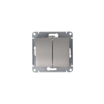 выключатель 2-кл. сп glossa 10а ip20 (сх. 5) 10ax механизм платина se gsl001251 от магазина Штепсель и батарейка. - фото_5