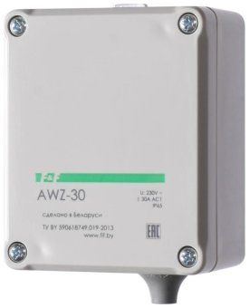 фотореле awz-30 30а 13 ip65 встроенный фотодатчик монтаж на поверх. f&f ea01.001.004 от магазина Штепсель и батарейка.