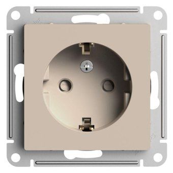 розетка atlasdesign 16а с заземл. защ. шторки механизм песочн. se atn001245 от магазина Штепсель и батарейка. - фото_3