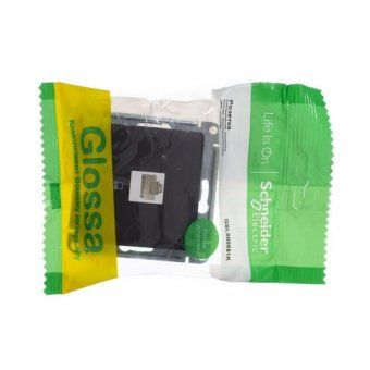 розетка компьютерная 1-м glossa rj45 кат.5e механизм шоколад se gsl000881k от магазина Штепсель и батарейка. - фото_2