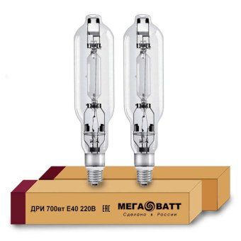 лампа газоразрядная металлогалогенная дри 700 220/4000к e40 (12) мегаватт 03086 от магазина Штепсель и батарейка.