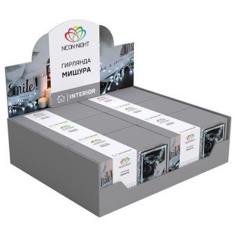 гирлянда светодиодная "мишура led" 6м 576led красн. 35вт 220-240в ip20 провод пвх прозр. neon-night 303-612 от магазина Штепсель и батарейка. - фото_7