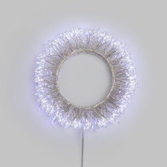 гирлянда светодиодная "роса" "фейерверк" с трансформатором 6м 600 led бел. ip44 230в с пультом neon-night 303-425 от магазина Штепсель и батарейка.