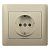 розетка 1-м сп galea life 16а ip20 2p+e защ. шторки немецк. стандарт с лицев. панелью титан leg 771463 от магазина Штепсель и батарейка.