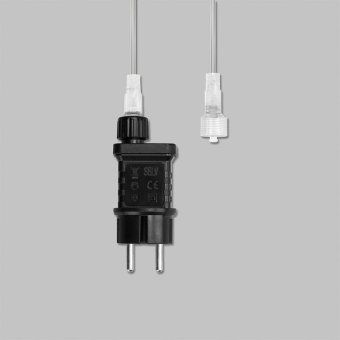 гирлянда светодиодная занавес 3х2м 264 led тепл. бел. прозр. пвх ip44 эффект мерцания 22 нити 12 led/нить neon-night 235-526 от магазина Штепсель и батарейка. - фото_4