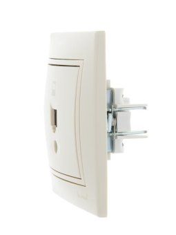 розетка компьютерная 1-м сп mira rj45 крем./крем.. lezard 701-0303-139 от магазина Штепсель и батарейка. - фото_3